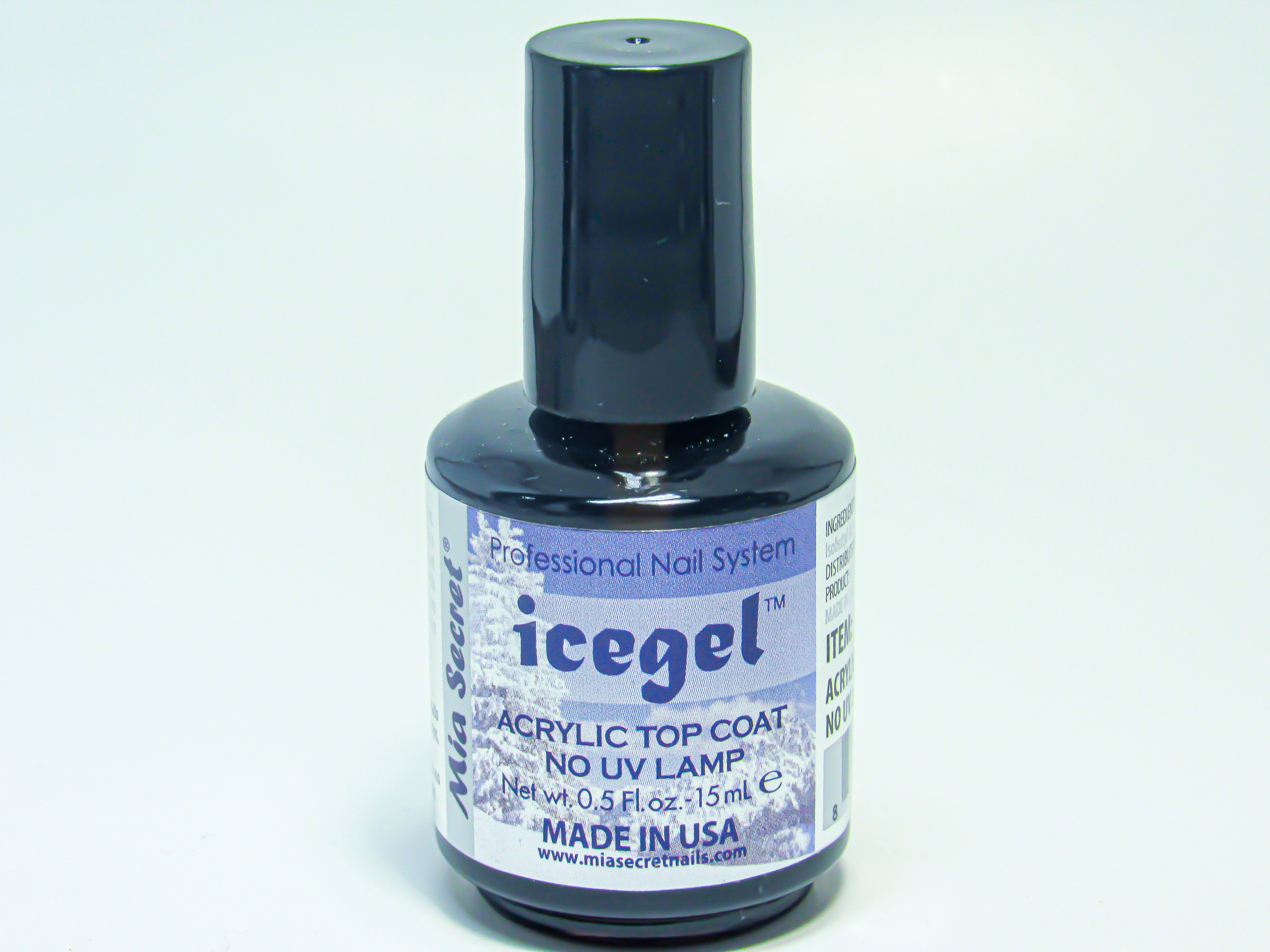 mia secret ice gel acrylic top coat