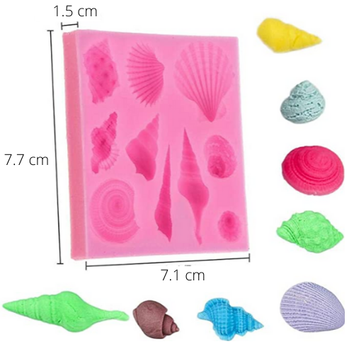 3D Mermaid Tail Silicone Molds