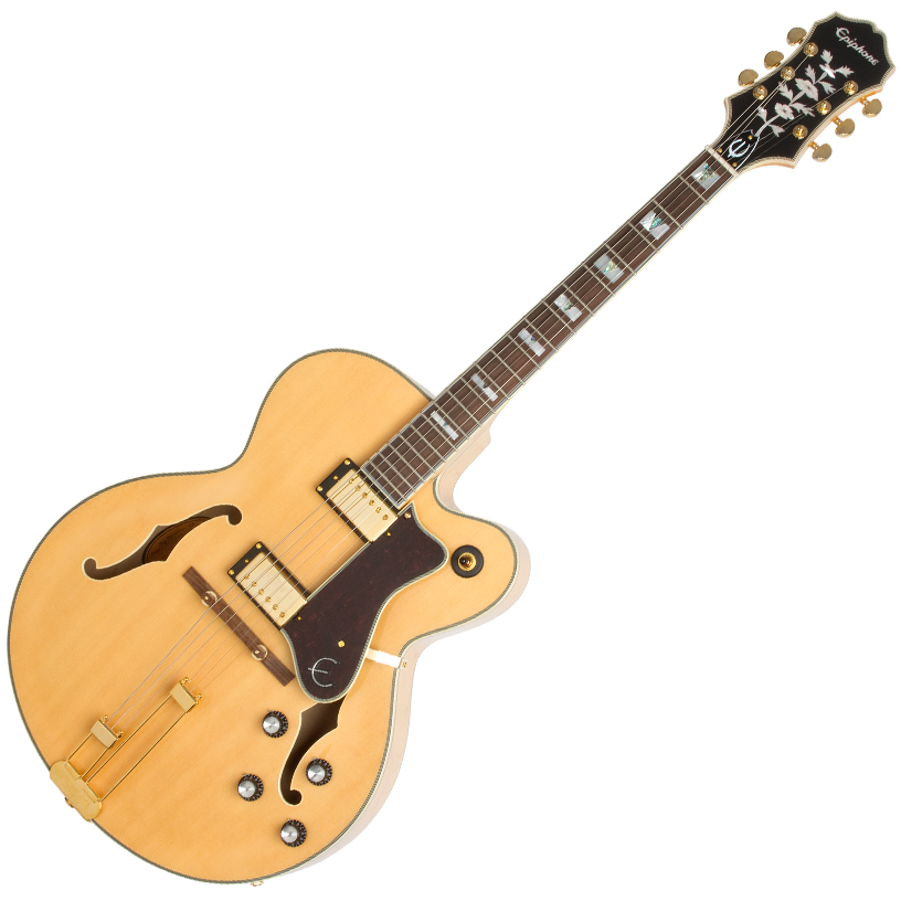 epiphone broadway hollowbody electric guitar