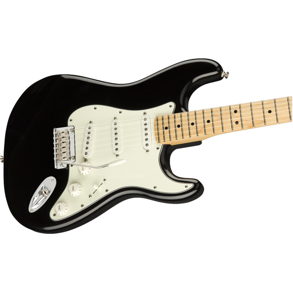 stratocaster guitar black