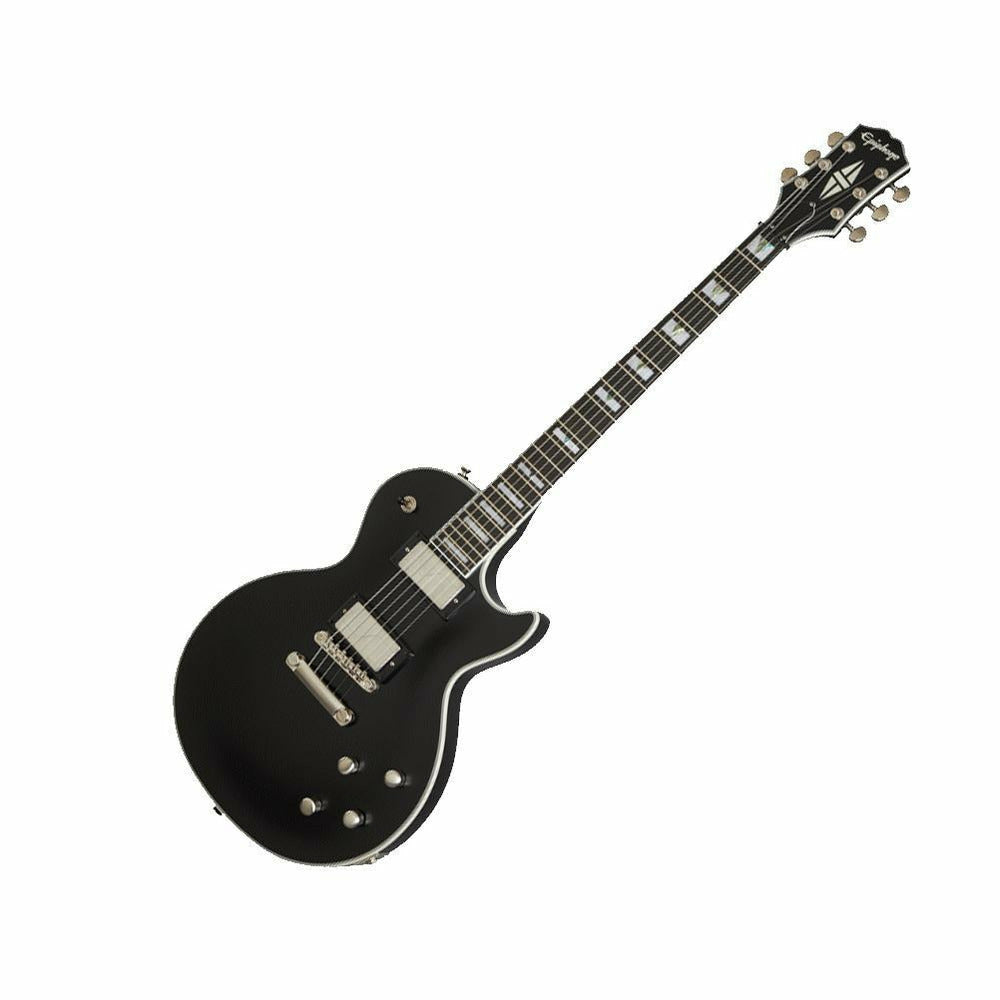 black and white les paul guitar