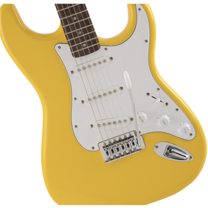 squier fsr affinity stratocaster in graffiti yellow