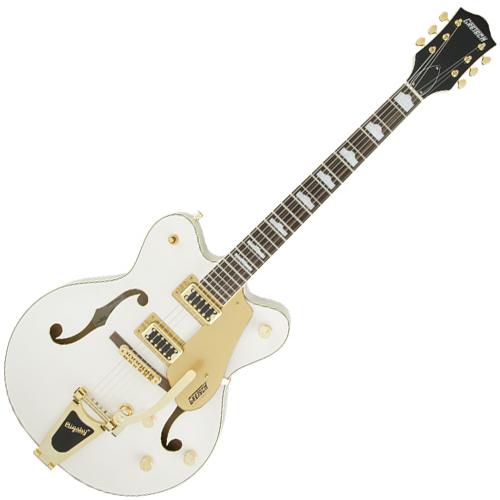 gretsch white and gold