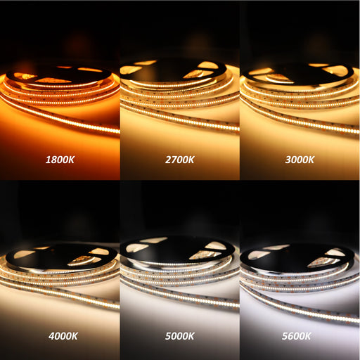 LED Strip Lights, 240 LEDs / M, Total 1200 LEDs 16.4 ft 5M LED Light Strip  2835 IP20 LED Tape Lights Super Bright for Bedroom - 4000K, Natural White