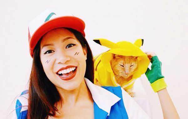 Ash and Pikachu Couples Costume