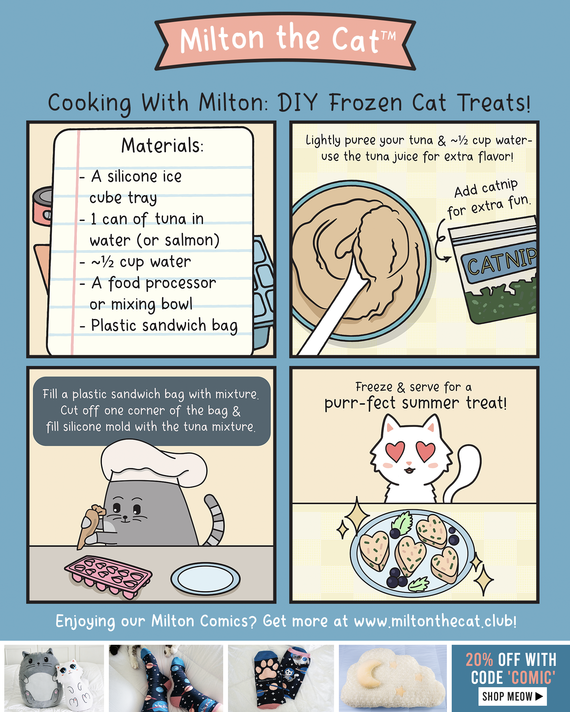 DIY Frozen Cat Treat - Stay Cool This Summer