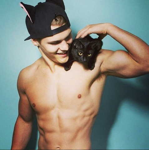 men and their cats