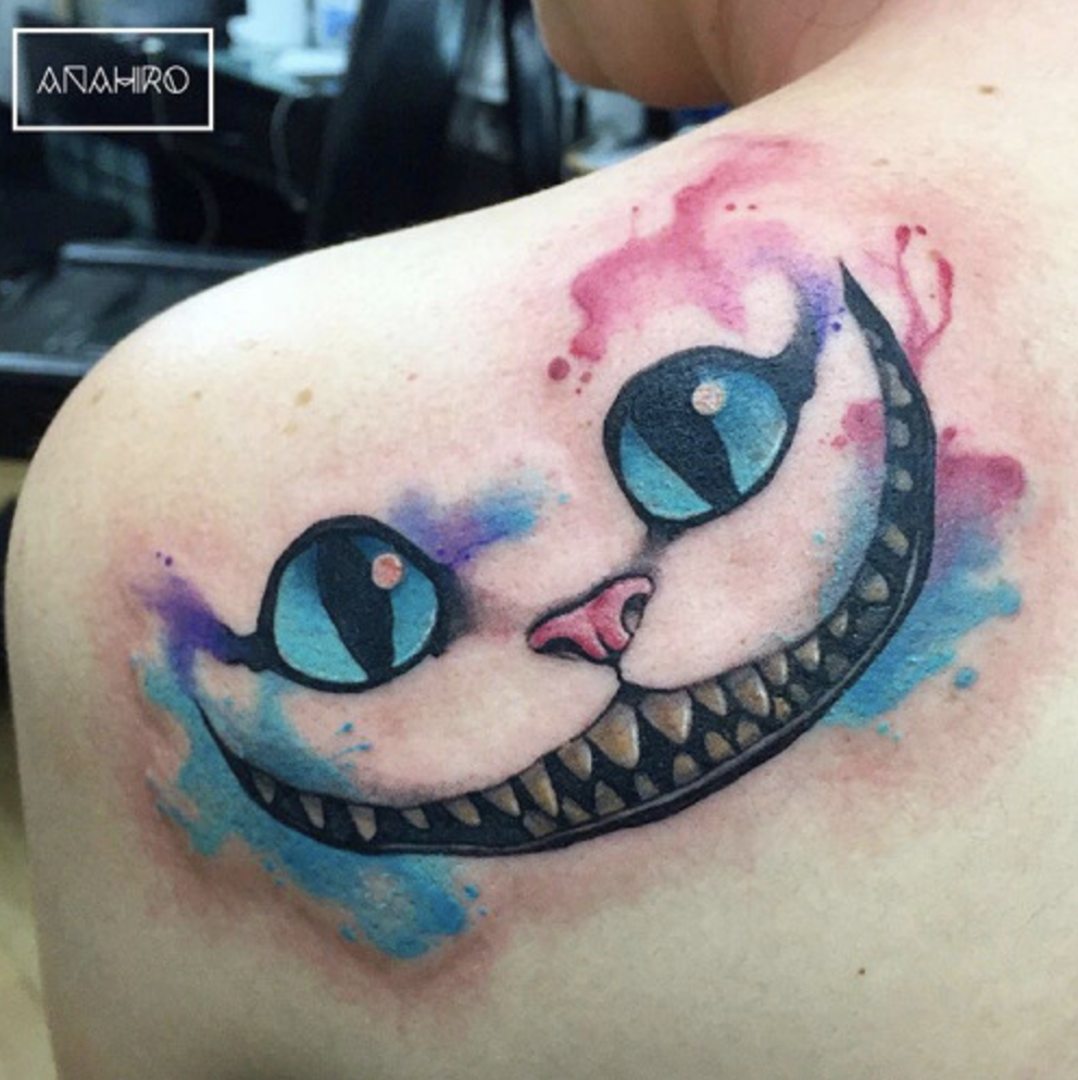 Algood Ink Tattoo  Cheshire cat  full color rendering cheshirecat  aliceinwonderland algoodink  Facebook