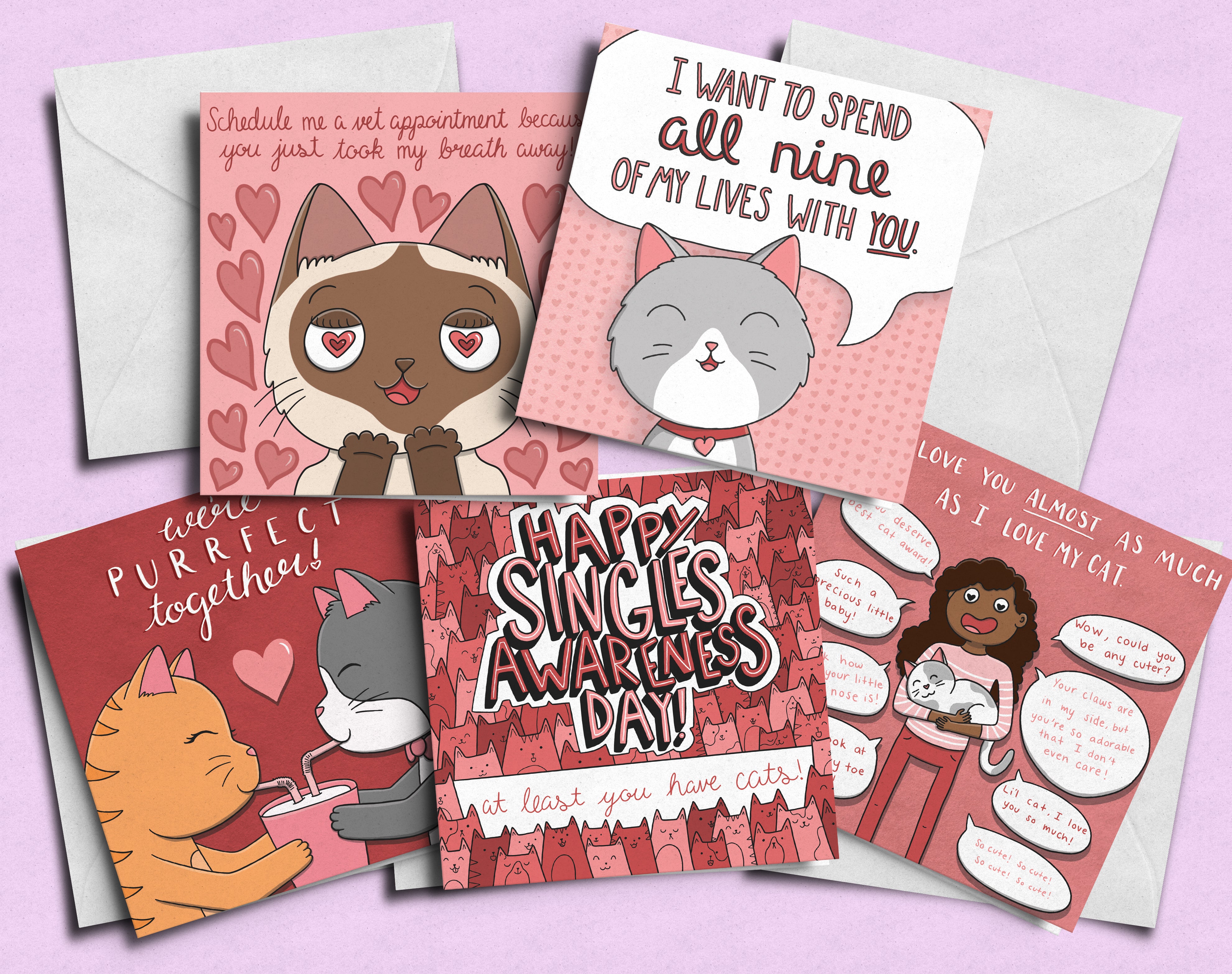 funny valentines day cards valentines day cat cards cat pun cards