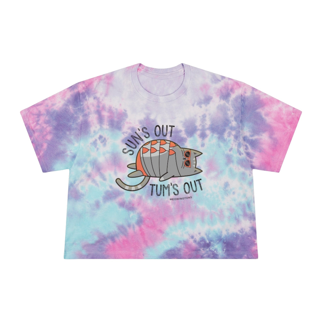 Sun's Out, Tum's Out Tie-Dye Crop Tee