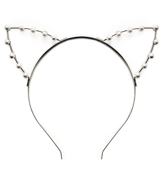 kitty ears headband