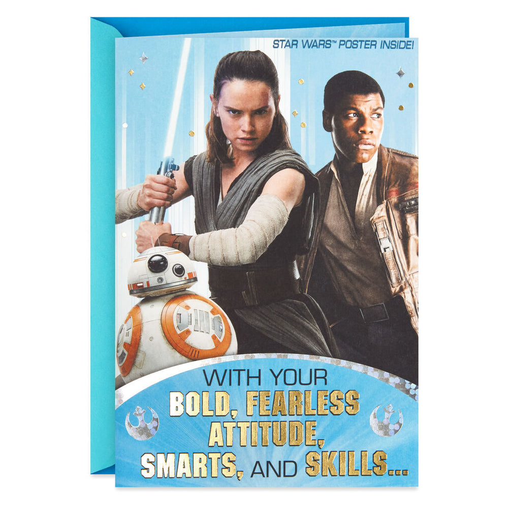 paling kiespijn Beurs Star Wars Save the Galaxy Birthday Card With Poster – Ann's Hallmark and  Creative