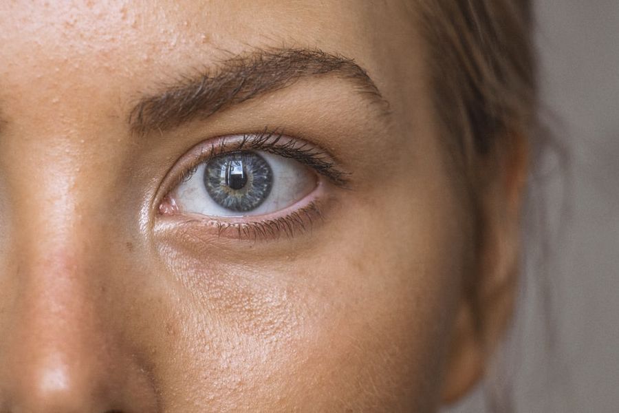Closeup of a woman's eye