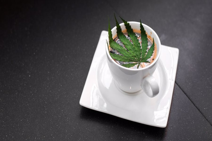 Cup of CBD coffee