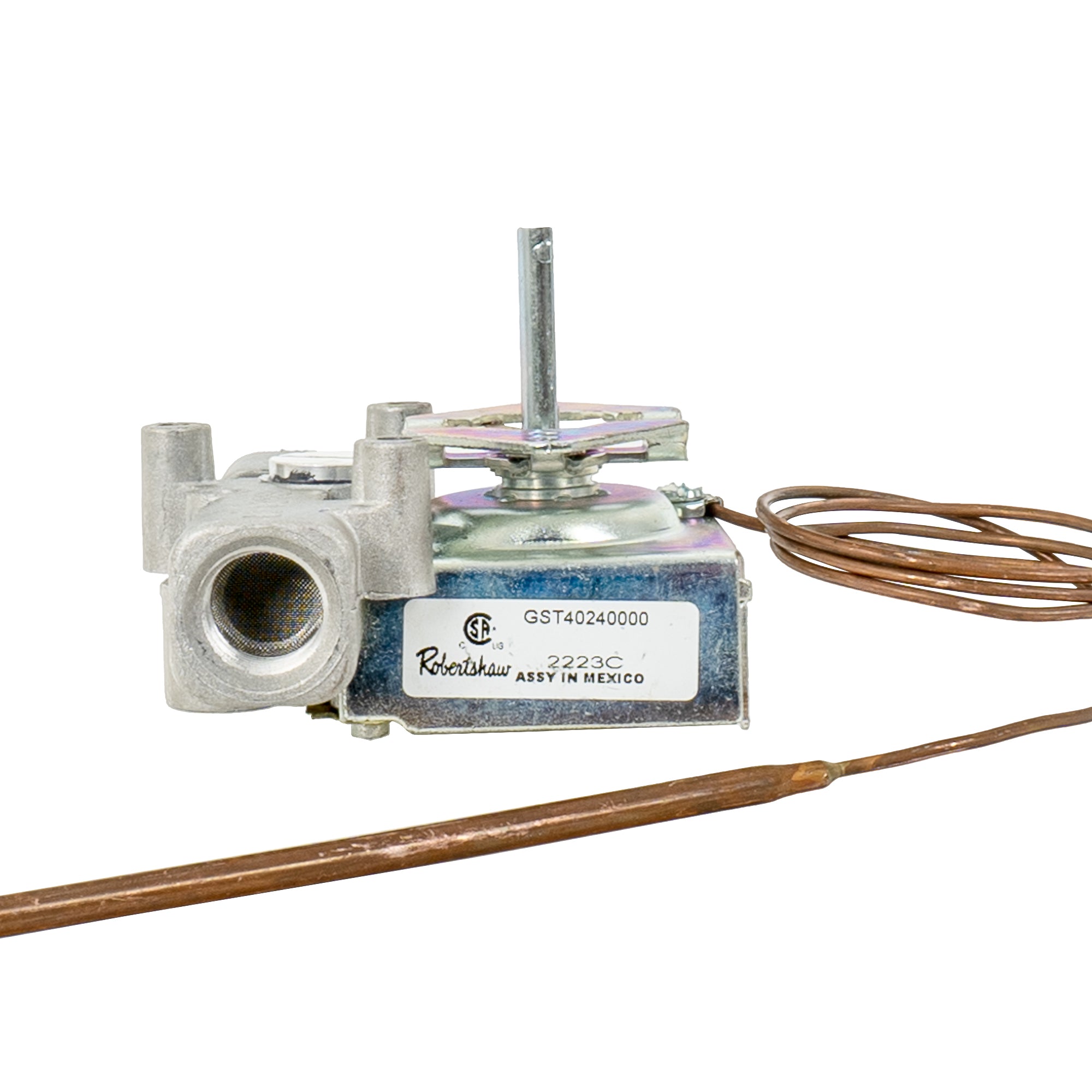 Maxitrol Regulador de presión para gas propano líquido (LP) 3/4 pulgadas y  3/4 pulgadas de salida FPT tubo de gas 1/2 PSIG 5 - 12 pulgadas WC RV48L