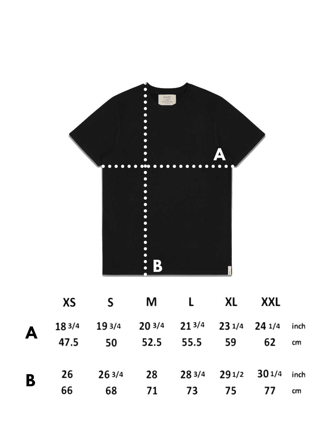 T-shirt sizing