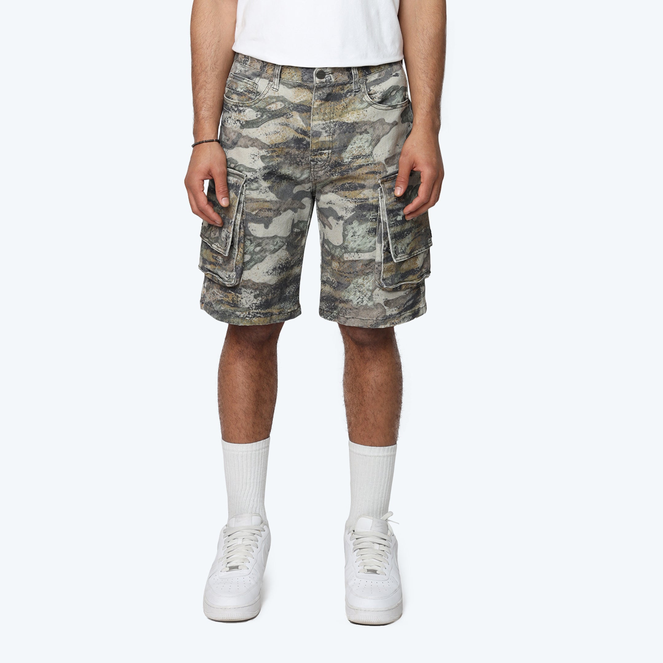 Wilds Utility Twill Shorts - Tiger Camo