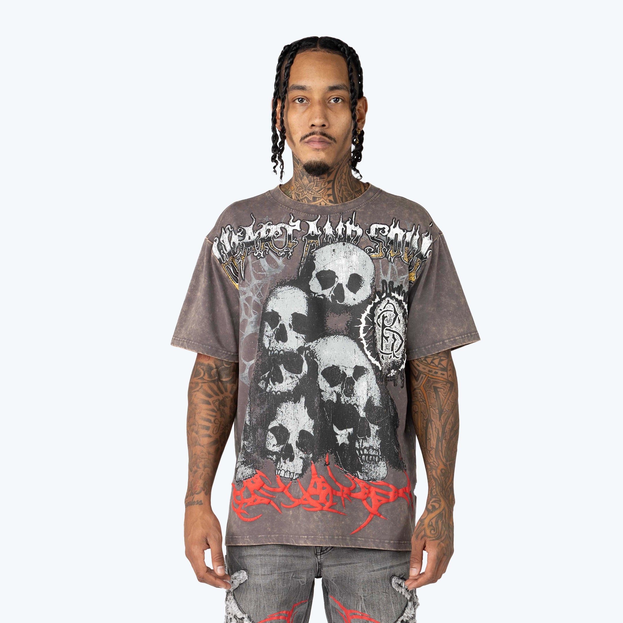 Oversized Dystopia T-Shirt - Pavement