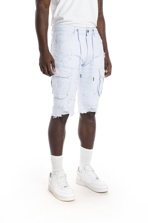 Printed Fashion Twill Cargo Short