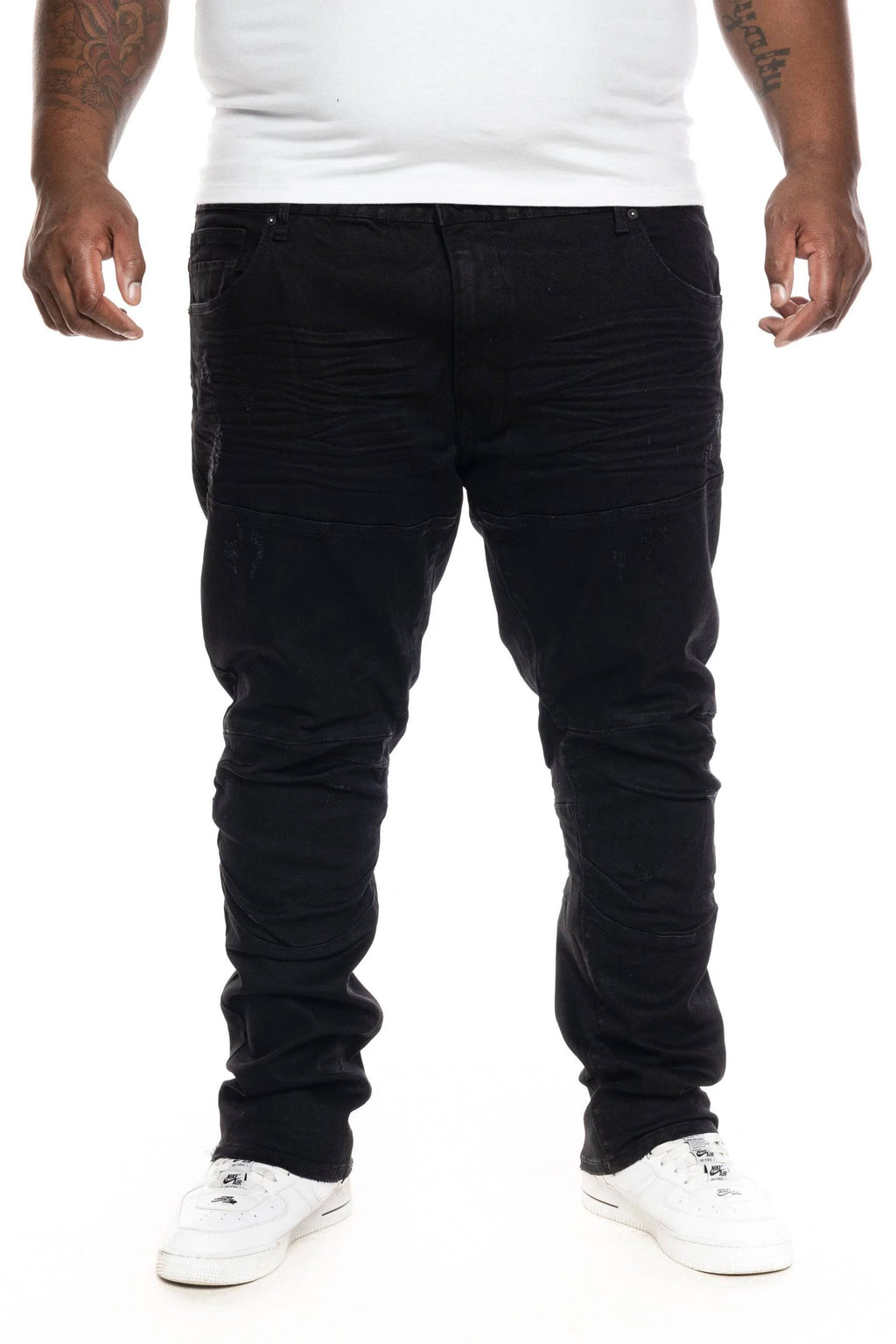 Big And Tall Rip & Repair Double Knee Jeans