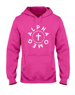 Load image into Gallery viewer, Alpha Omega-Crown and Cross - Big-N-Tall-Hoodie - Broken Chains Apparel
