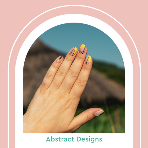 Abstract Nail Art Summer 2021 Nail Trends