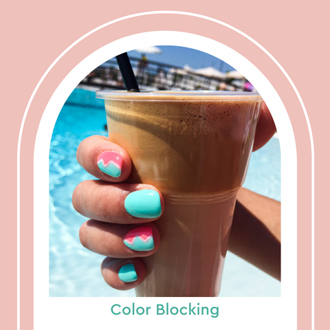 Color Blocking Summer 2021 Nail Trends