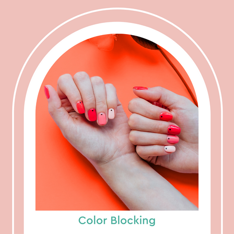 Color Blocking Manicure Summer 2021