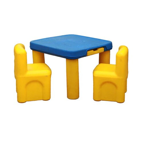 Children's Table with Drawers + 4 Chairs
