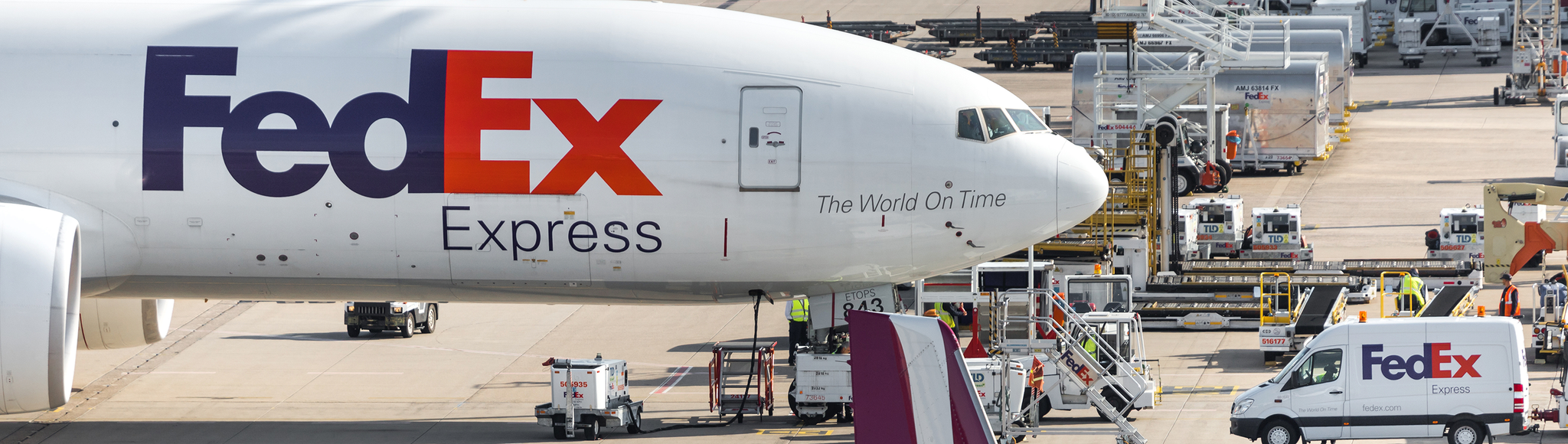 FedEx cargo airplane