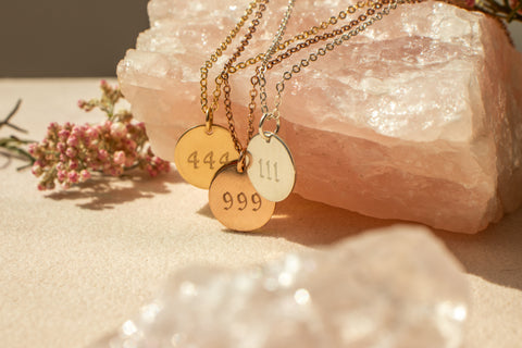 Gelin Angel Numbers Pendant Necklace in 14k Gold – Gelin Diamond