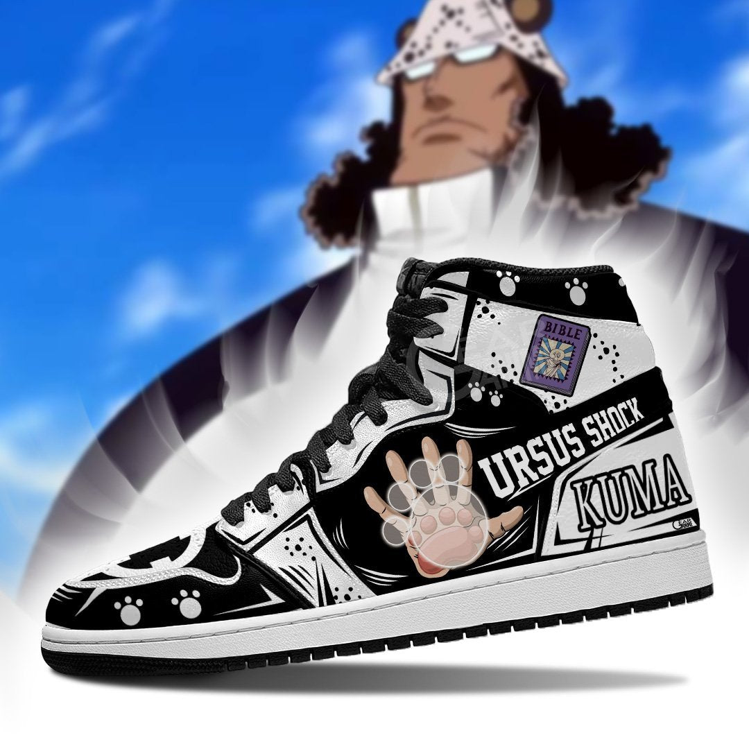 Bartholomew Kuma Sneakers Devil Fruit Custom Anime One Piece Shoes Gear Anime
