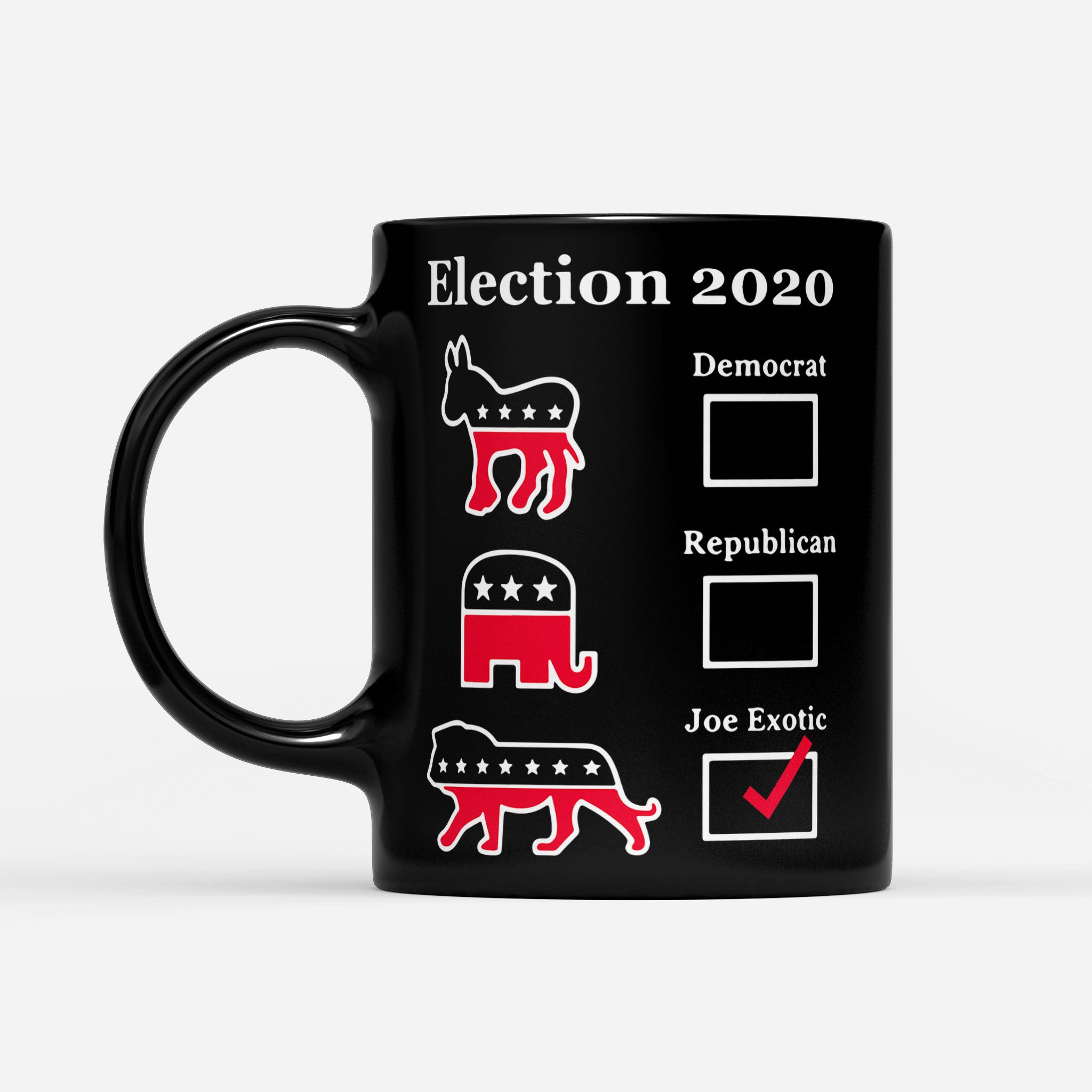 Joe Exotic Campaign Exotic Election 2020 - Black Mug