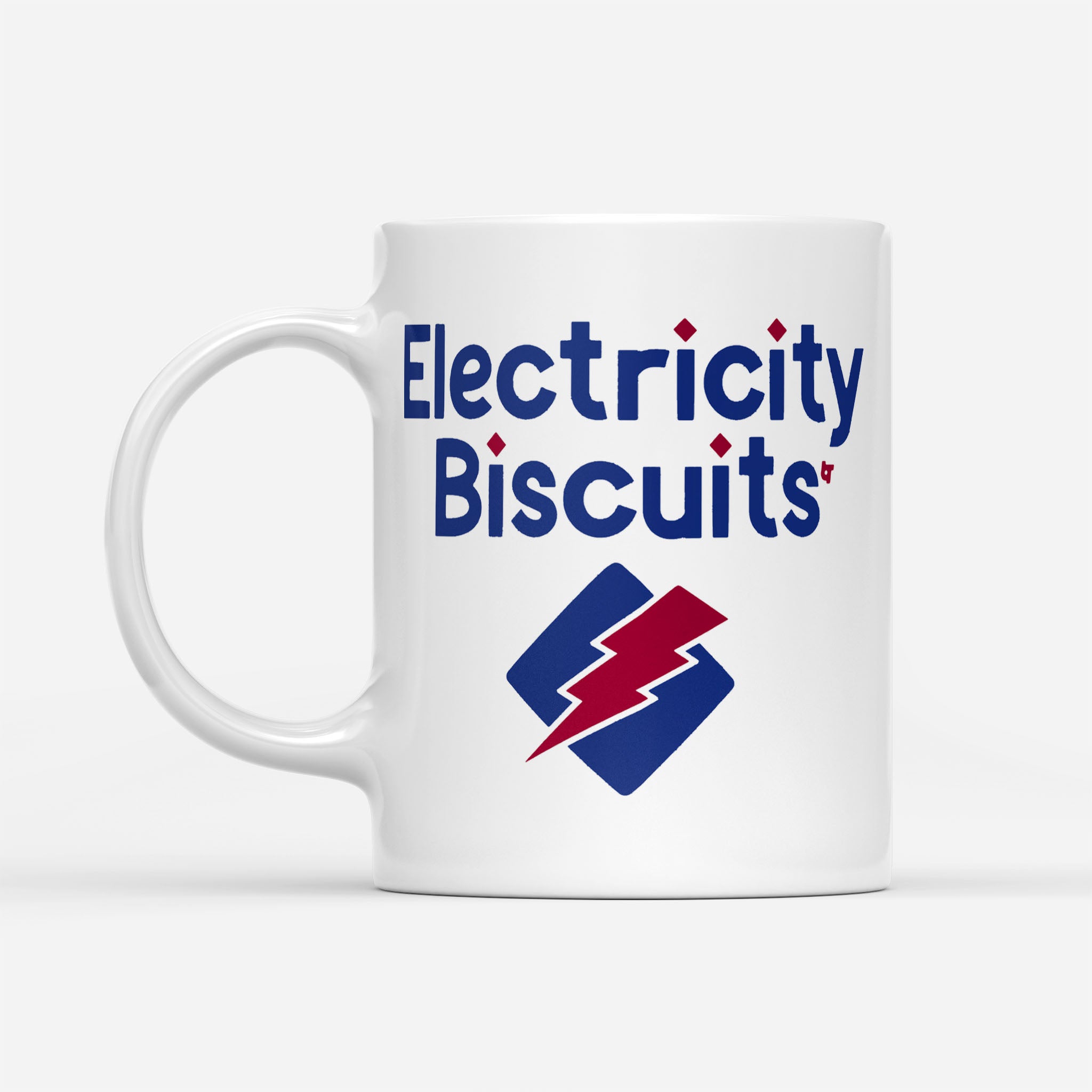 Electricity Biscuits - White Mug