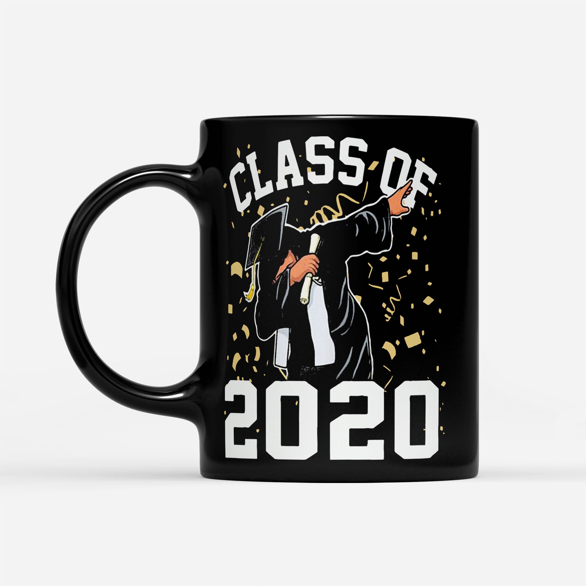 Dabbing Graduation Class 2020 Gift Boy Ideas - Black Mug