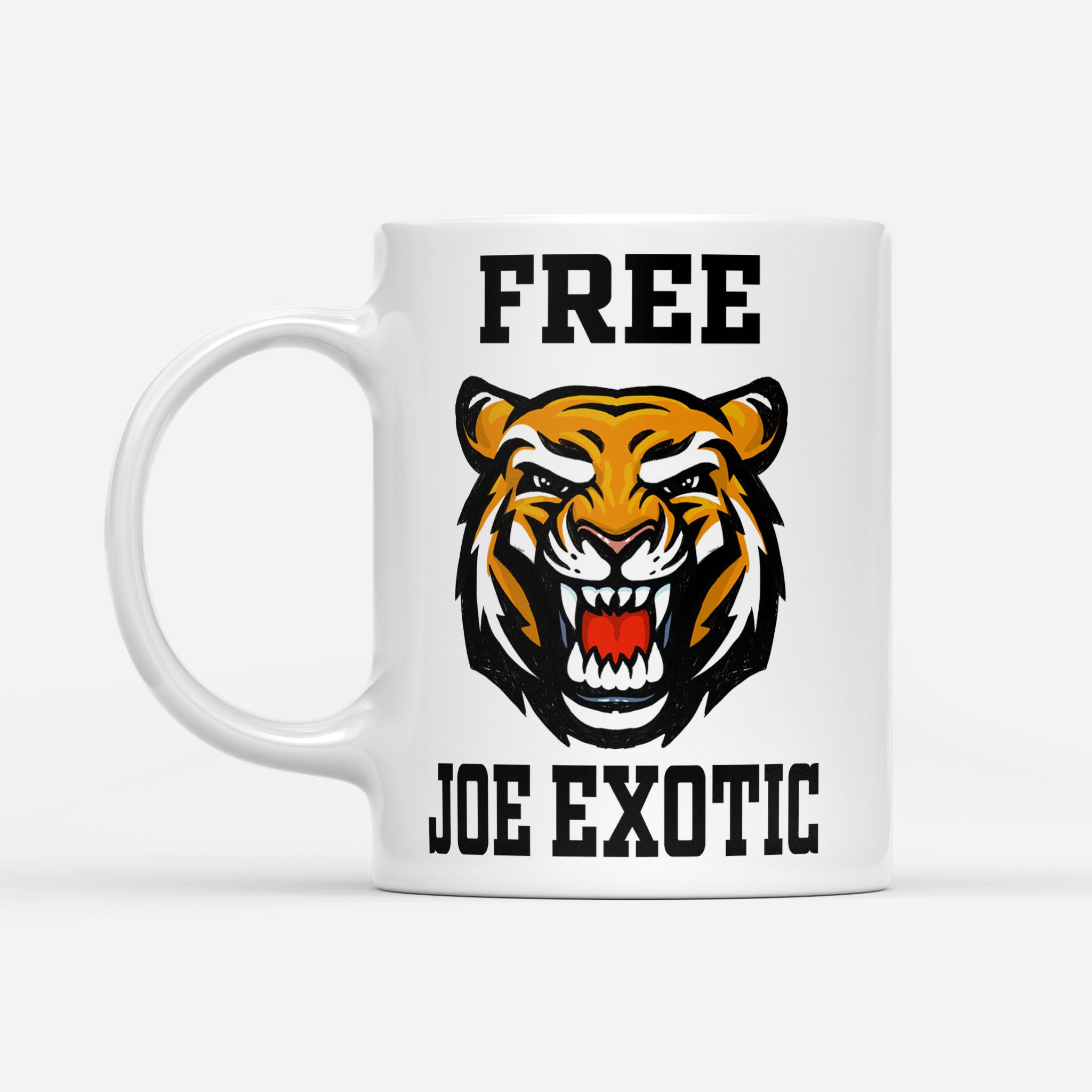 Tiger Free Joe Exotic - White Mug