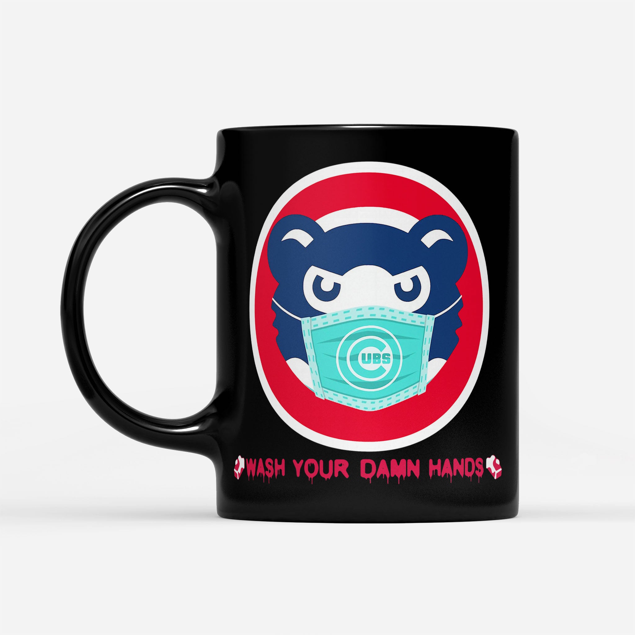 Ubg Wash Your Damn Hands - Black Mug