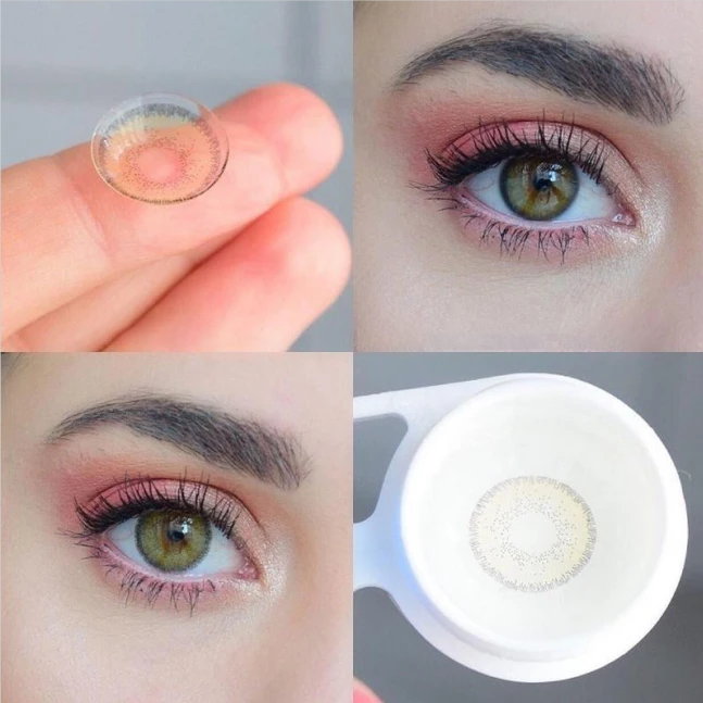 hazel contact lenses