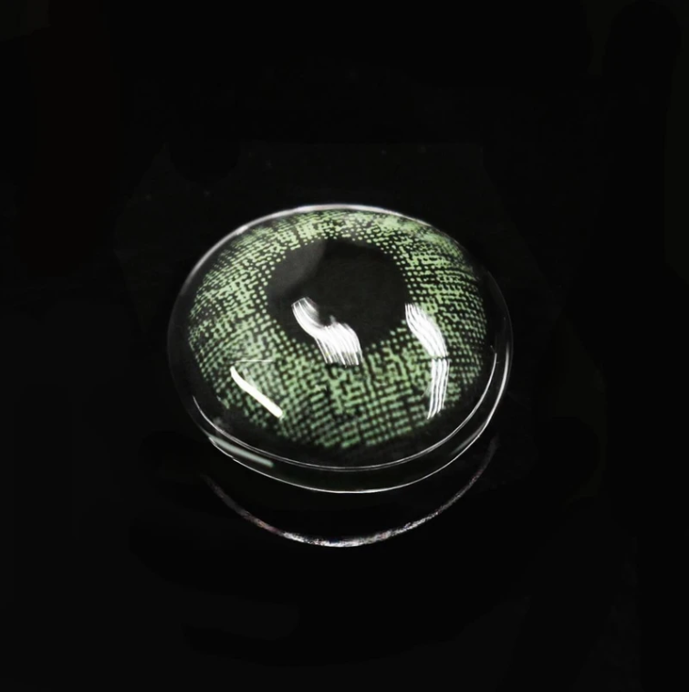 New 3 Tone Gem Green Prescription Colored Contact Lenses Unicolens
