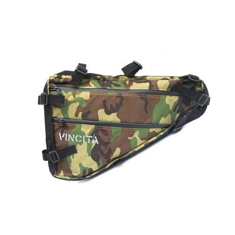 camo bike frame bag