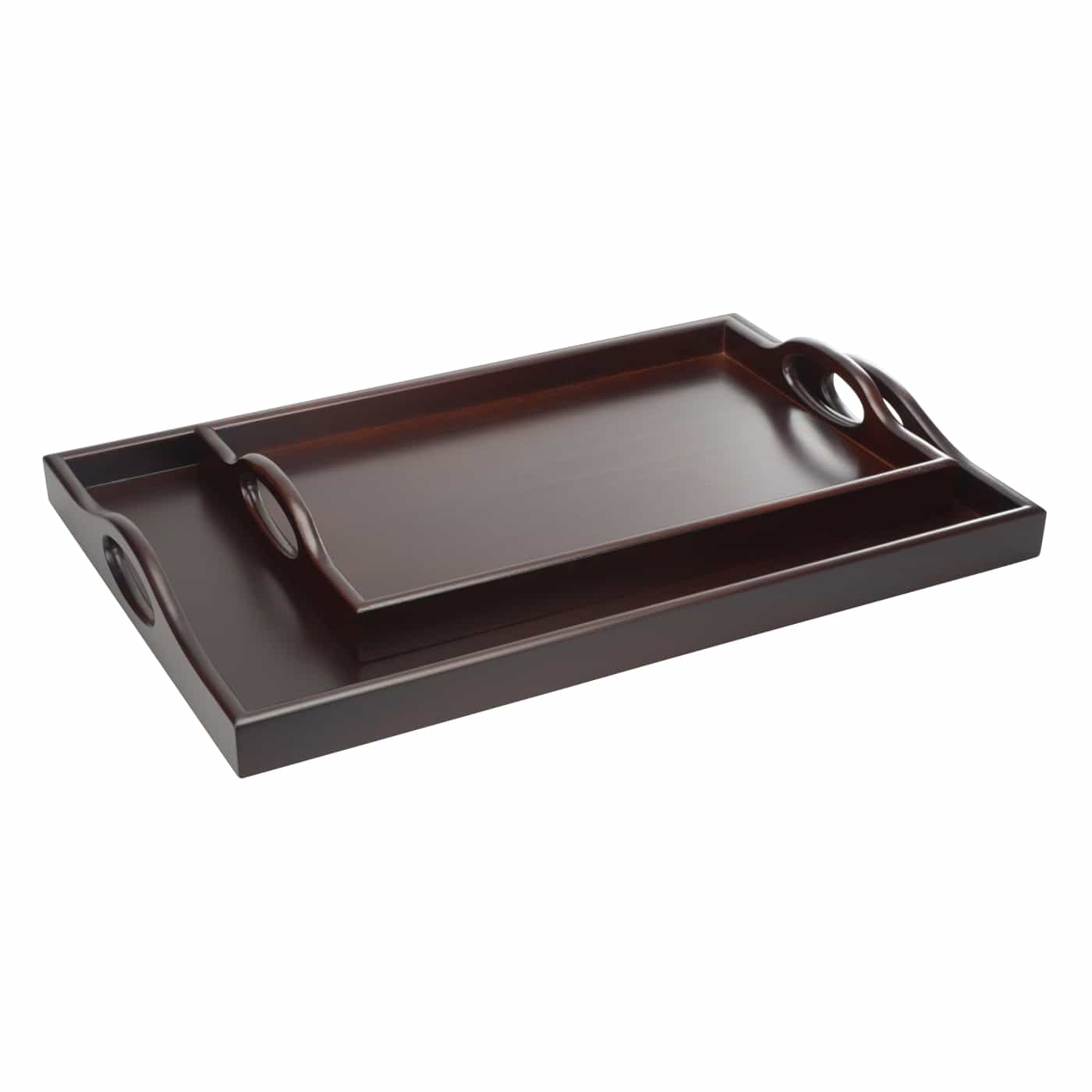 Room service tray | Black or Mahogany | Foremost Products, Glasgow