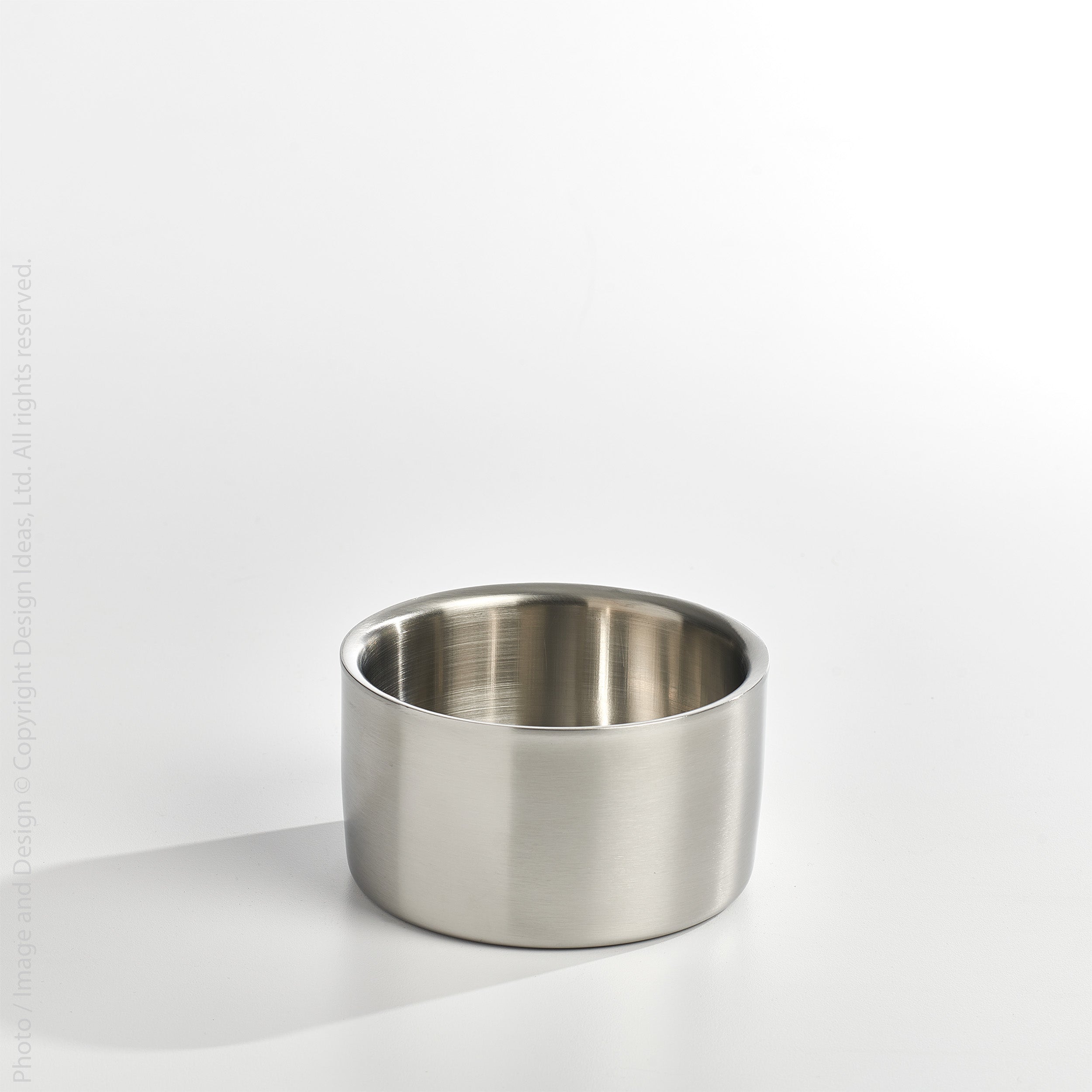 Crosby™ stainless steel bowl (4 dia. X 2.6 in.)