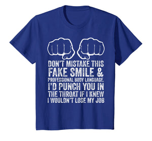 Funny shirts V-neck Tank top Hoodie sweatshirt usa uk au ca gifts for Job Makes Me Want To Throat Punch Coworkers Funny T-Shirt 536794