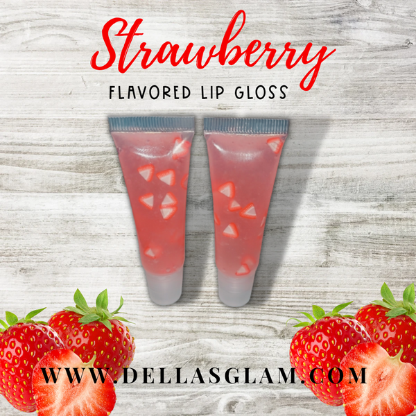 Strawberry - Della's Glam lip gloss