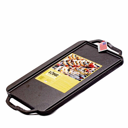 Lodge Chef Collection 11 inch Cast Iron Square Grill Topper