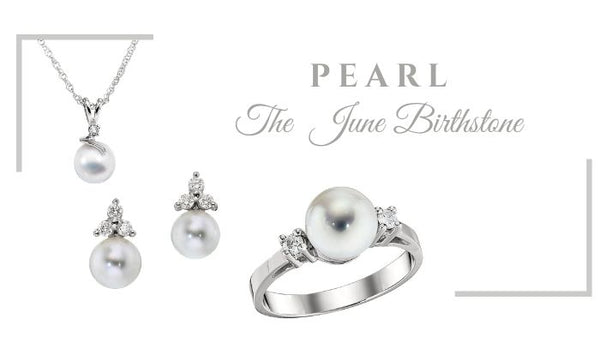 Genuine Cultured Pearl and Diamond Ring