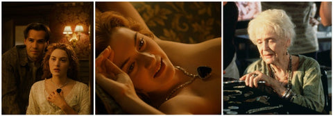 famous movie necklaces, titanic movie necklace, what was the necklace stone in Titanic