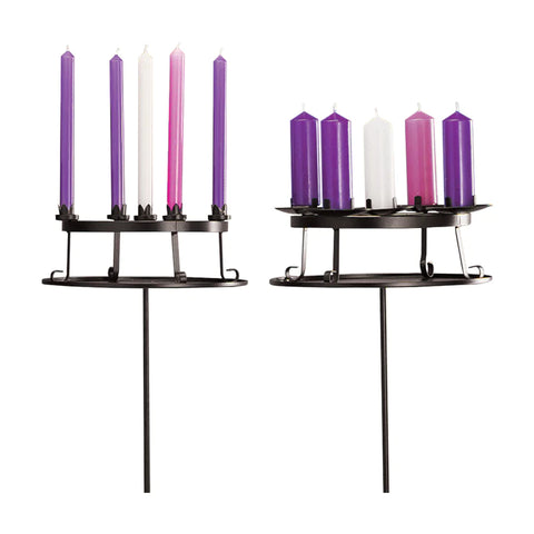 advent candle wreath