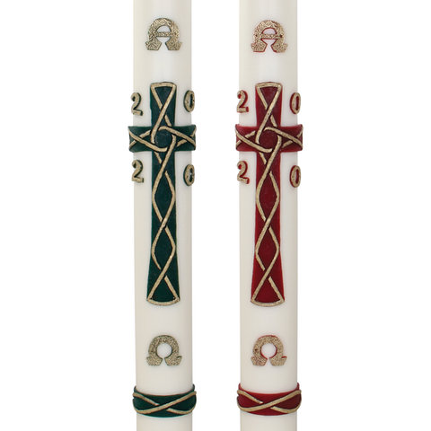 paschal candle wax reliefs