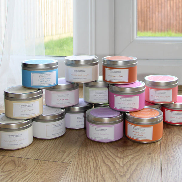 Candle Scents - Candles in Tins by Northumbrian Candleworks